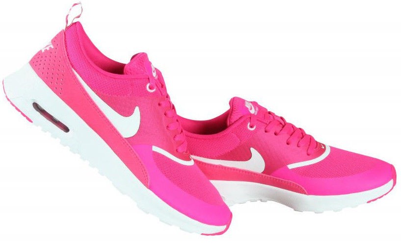 nike thea blanche et rose